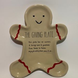 Rae Dunn Gingerbread Giving Plate
